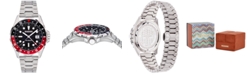 Missoni Men's Swiss Missoni GMT Traveller Stainless Steel Bracelet Watch 43mm